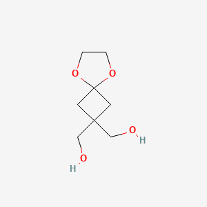 [2-(hydroxymethyl)-5,8-dioxaspiro[3.4]octan-2-yl]methanol CAS 1788043-96-8