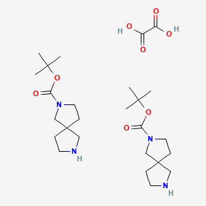 bis(tert-butyl 2,7-diazaspiro[4.4]nonane-2-carboxylate);oxalic acid CAS 1788054-69-2
