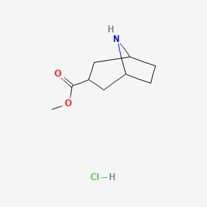 methyl 8-azabicyclo[3.2.1]octane-3-carboxylate;hydrochloride CAS 179022-43-6