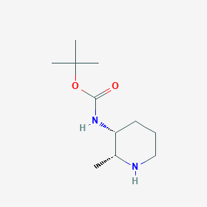 tert-butyl N-[(2R,3R)-2-methylpiperidin-3-yl]carbamate CAS 1791402-58-8