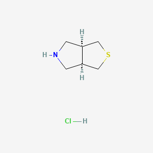 (3aS,6aR)-3,3a,4,5,6,6a-hexahydro-1H-thieno[3,4-c]pyrrole;hydrochloride CAS 179339-70-9
