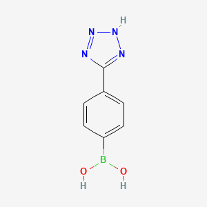 [4-(2H-tetrazol-5-yl)phenyl]boronic acid CAS 179942-55-3