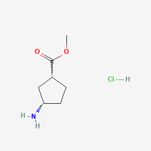 cis-methyl (1R,3S)-3-aminocyclopentane-1-carboxylate;hydrochloride CAS 180196-56-9