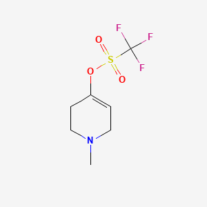 (1-methyl-3,6-dihydro-2H-pyridin-4-yl) trifluoromethanesulfonate CAS 180692-27-7