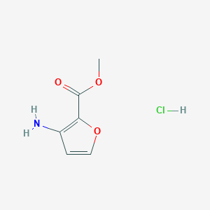 methyl 3-aminofuran-2-carboxylate;hydrochloride CAS 1808102-24-0