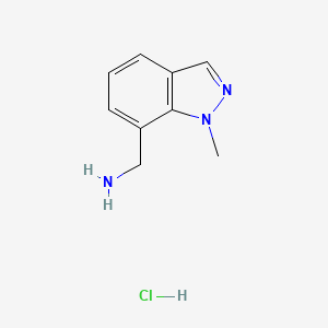(1-methylindazol-7-yl)methanamine;hydrochloride CAS 1810069-86-3