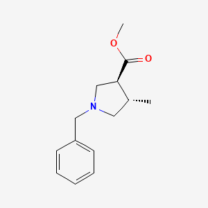 methyl (3S,4S)-1-benzyl-4-methylpyrrolidine-3-carboxylate CAS 181114-98-7