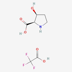 (2R,3S)-3-hydroxypyrrolidine-2-carboxylic acid;2,2,2-trifluoroacetic acid CAS 1818843-17-2