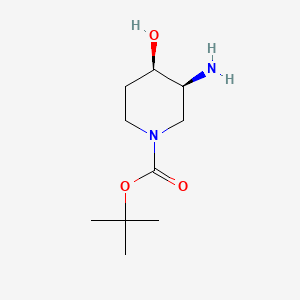 tert-butyl (3S,4R)-3-amino-4-hydroxypiperidine-1-carboxylate CAS 1820579-78-9