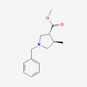 methyl (3R,4R)-1-benzyl-4-methylpyrrolidine-3-carboxylate CAS 1821770-21-1