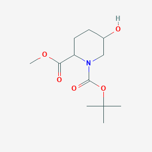 1-O-tert-butyl 2-O-methyl 5-hydroxypiperidine-1,2-dicarboxylate CAS 1822538-74-8