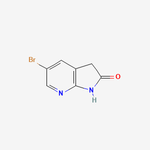 5-bromo-1,3-dihydropyrrolo[2,3-b]pyridin-2-one CAS 183208-34-6