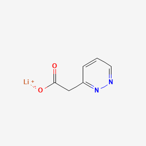 lithium 2-pyridazin-3-ylacetate CAS 1845687-62-8