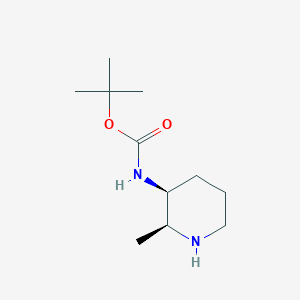 tert-butyl N-[(2S,3S)-2-methylpiperidin-3-yl]carbamate CAS 1860012-45-8
