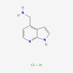 1H-pyrrolo[2,3-b]pyridin-4-ylmethanamine;hydrochloride CAS 1860028-34-7