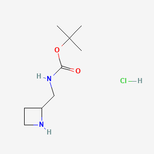 tert-butyl N-(azetidin-2-ylmethyl)carbamate;hydrochloride CAS 1860028-36-9