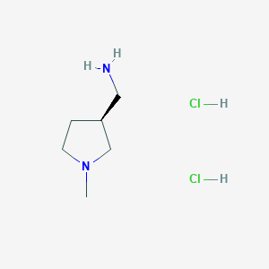 [(3S)-1-methylpyrrolidin-3-yl]methanamine;dihydrochloride CAS 1860033-51-7
