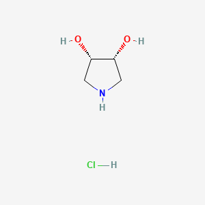 (3S,4R)-pyrrolidine-3,4-diol;hydrochloride CAS 186393-21-5
