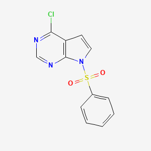 7-(benzenesulfonyl)-4-chloropyrrolo[2,3-d]pyrimidine CAS 186519-89-1