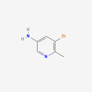 5-bromo-6-methylpyridin-3-amine CAS 186593-43-1