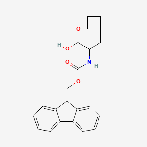 2-(9H-fluoren-9-ylmethoxycarbonylamino)-3-(1-methylcyclobutyl)propanoic acid CAS 1869480-16-9