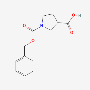 1-phenylmethoxycarbonylpyrrolidine-3-carboxylic acid CAS 188527-21-1