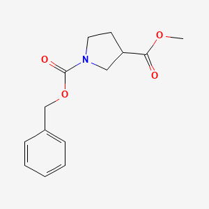 1-O-benzyl 3-O-methyl pyrrolidine-1,3-dicarboxylate CAS 188847-00-9
