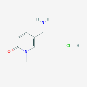 5-(aminomethyl)-1-methylpyridin-2-one;hydrochloride CAS 1891129-86-4