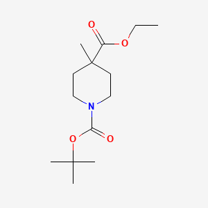 1-O-tert-butyl 4-O-ethyl 4-methylpiperidine-1,4-dicarboxylate CAS 189442-87-3