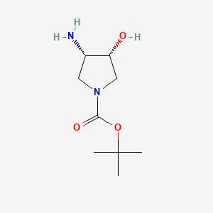 tert-butyl (3S,4R)-3-amino-4-hydroxypyrrolidine-1-carboxylate CAS 190792-75-7