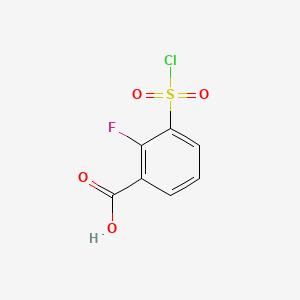 3-chlorosulfonyl-2-fluorobenzoic acid CAS 1909327-45-2
