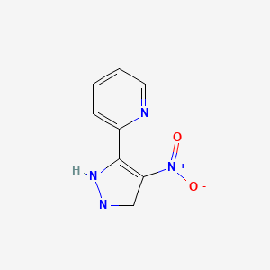 2-(4-nitro-1H-pyrazol-5-yl)pyridine CAS 192711-20-9