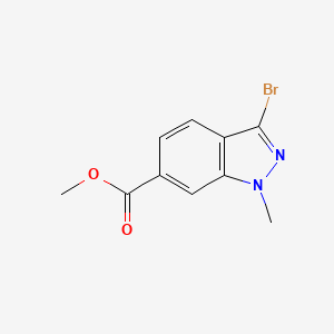 methyl 3-bromo-1-methylindazole-6-carboxylate CAS 192945-57-6