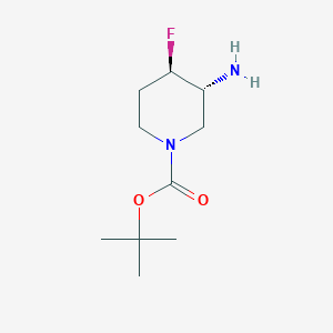 tert-butyl (3R,4R)-3-amino-4-fluoropiperidine-1-carboxylate CAS 1932499-00-7