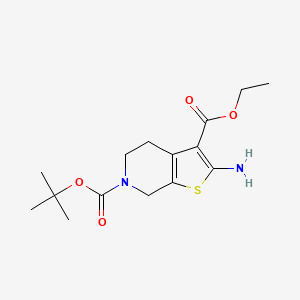 6-O-tert-butyl 3-O-ethyl 2-amino-5,7-dihydro-4H-thieno[2,3-c]pyridine-3,6-dicarboxylate CAS 193537-14-3