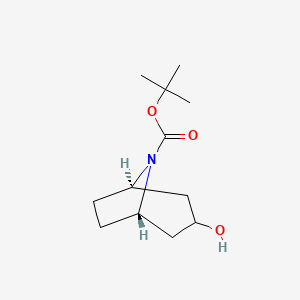 tert-butyl (1S,5R)-3-hydroxy-8-azabicyclo[3.2.1]octane-8-carboxylate CAS 194222-05-4