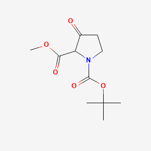 1-O-tert-butyl 2-O-methyl 3-oxopyrrolidine-1,2-dicarboxylate CAS 194924-96-4