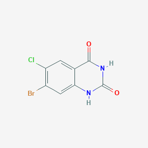 7-bromo-6-chloro-1H-quinazoline-2,4-dione CAS 1951439-31-8