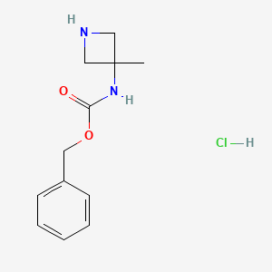 benzyl N-(3-methylazetidin-3-yl)carbamate;hydrochloride CAS 1951441-46-5