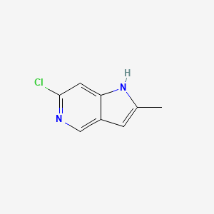 6-chloro-2-methyl-1H-pyrrolo[3,2-c]pyridine CAS 1956327-20-0