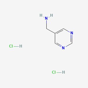 pyrimidin-5-ylmethanamine;dihydrochloride CAS 1956356-28-7