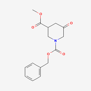 1-O-benzyl 3-O-methyl 5-oxopiperidine-1,3-dicarboxylate CAS 1956365-99-3