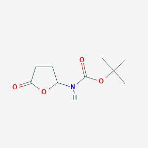 tert-butyl N-(5-oxooxolan-2-yl)carbamate CAS 1956382-26-5