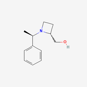 [(2R)-1-[(1R)-1-phenylethyl]azetidin-2-yl]methanol CAS 1962153-11-2