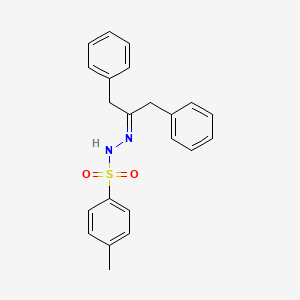 N-(1,3-diphenylpropan-2-ylideneamino)-4-methylbenzenesulfonamide CAS 19816-88-7