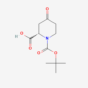 (2S)-1-[(2-methylpropan-2-yl)oxycarbonyl]-4-oxopiperidine-2-carboxylic acid CAS 198646-60-5