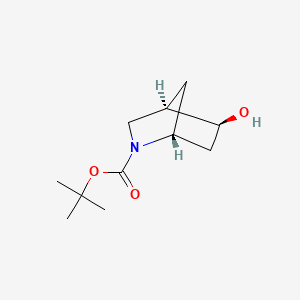 tert-butyl (1R,4R,5S)-5-hydroxy-2-azabicyclo[2.2.1]heptane-2-carboxylate CAS 198835-03-9