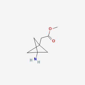 methyl 2-(3-amino-1-bicyclo[1.1.1]pentanyl)acetate CAS 1995848-10-6