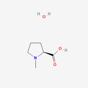 (2S)-1-methylpyrrolidine-2-carboxylic acid;hydrate CAS 199917-42-5