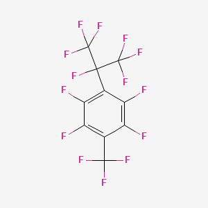 1,2,4,5-tetrafluoro-3-(1,1,1,2,3,3,3-heptafluoropropan-2-yl)-6-(trifluoromethyl)benzene CAS 20017-49-6